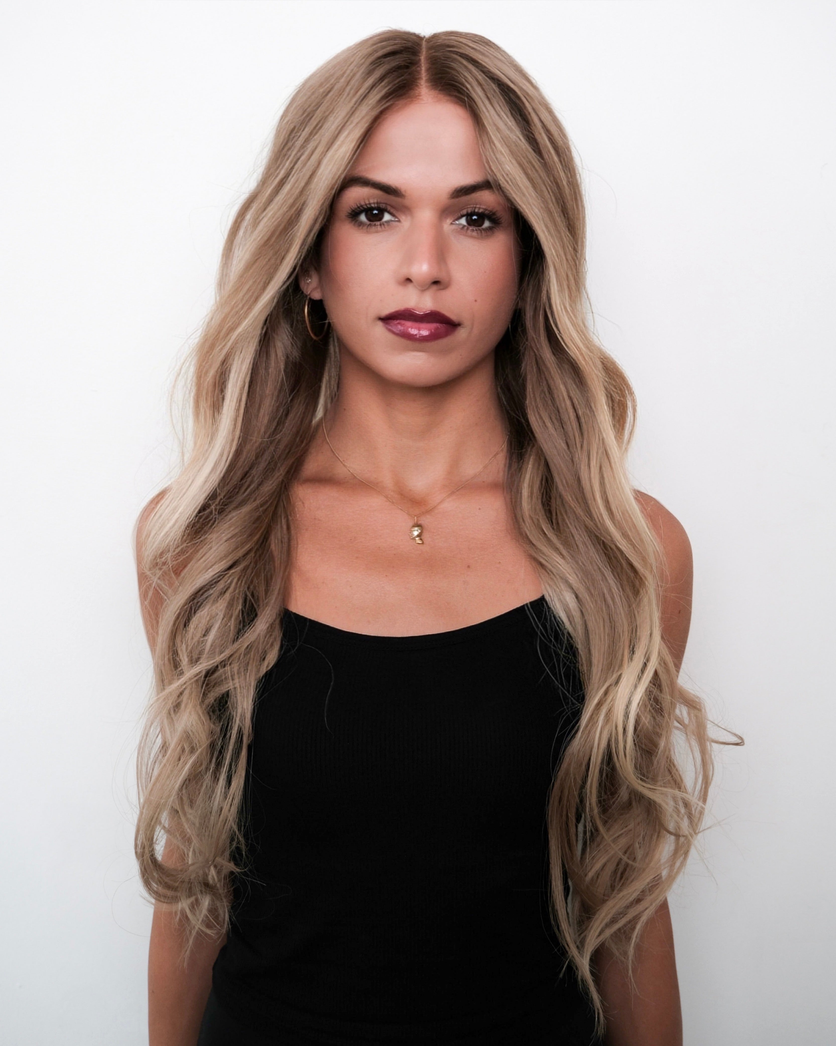 Ava Dark Ash Blonde Waves