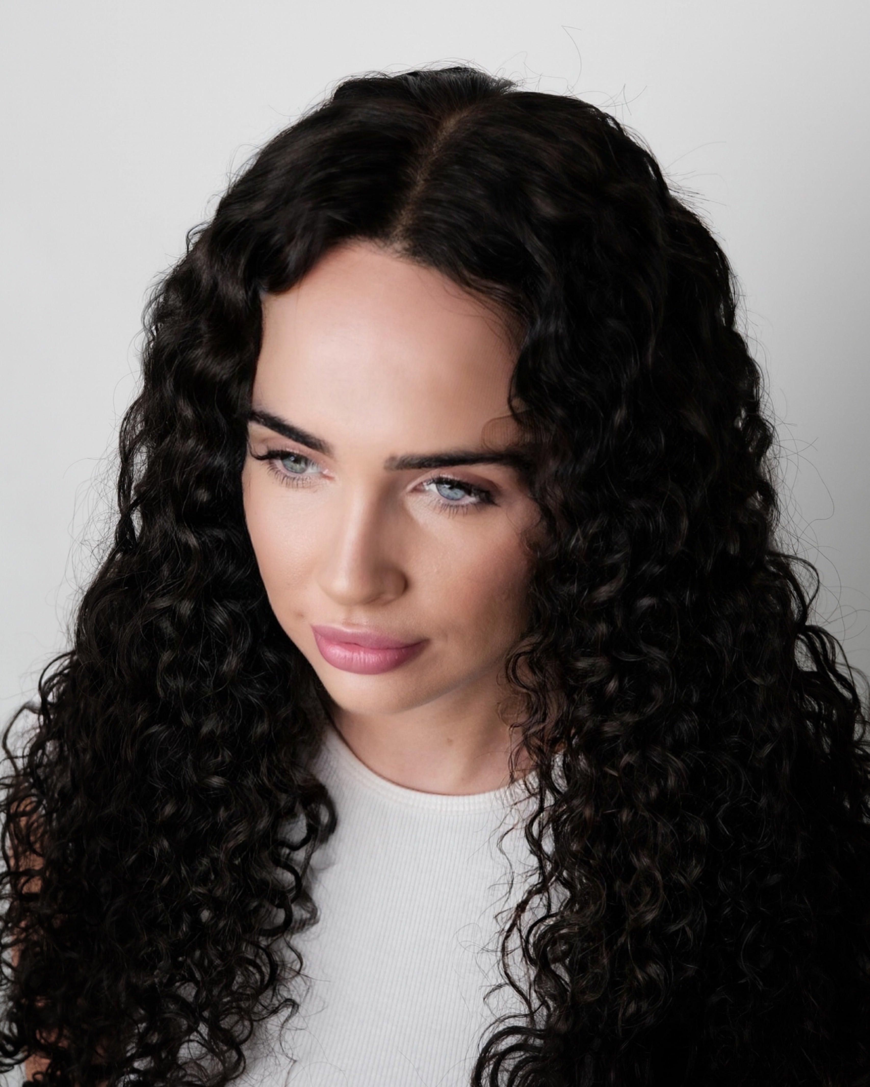 Isabella Long Jet Black Curls