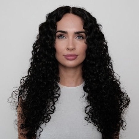 Isabella Long Jet Black Curls