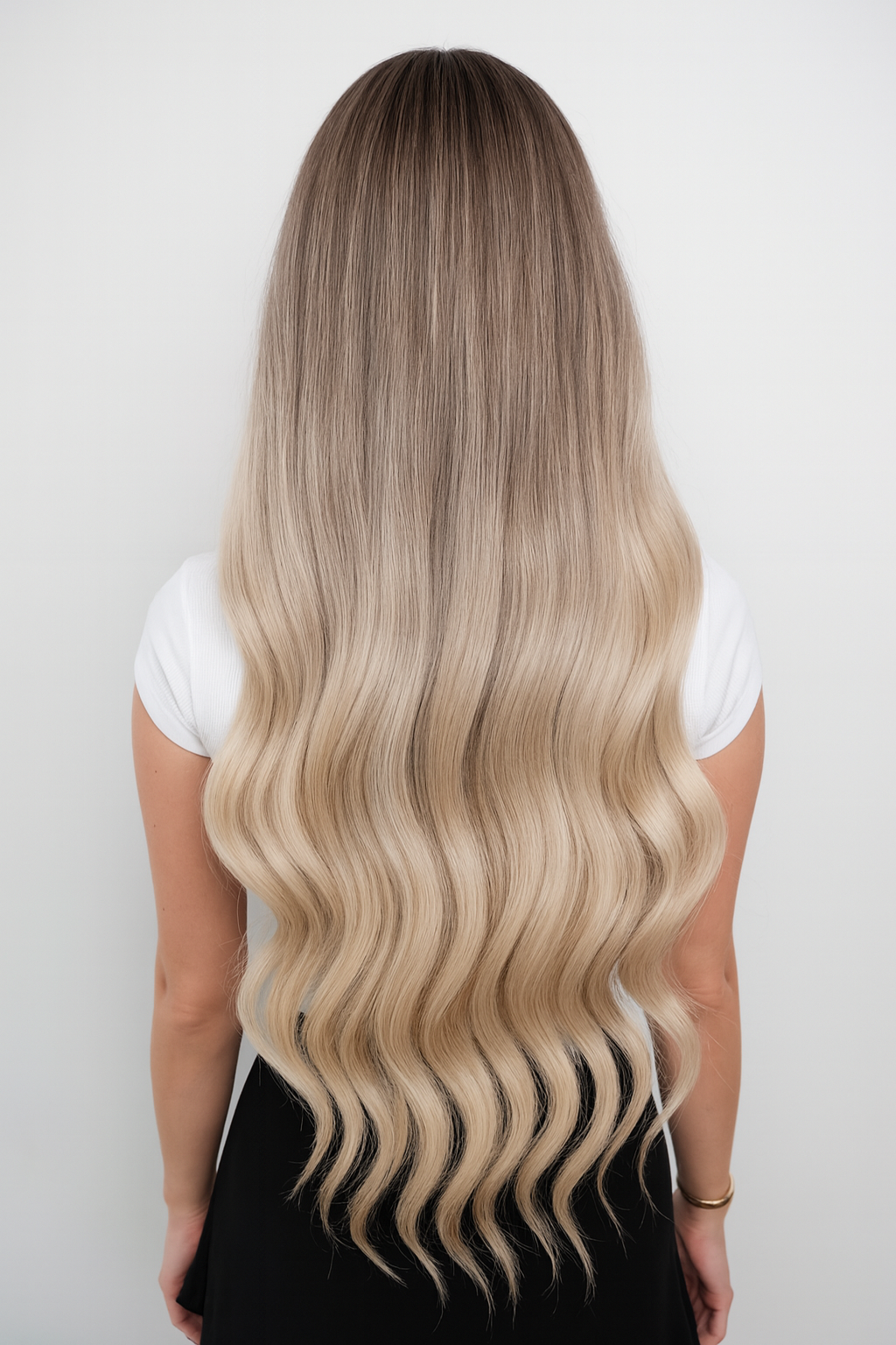 Luna Long Wavy Blonde Balayage