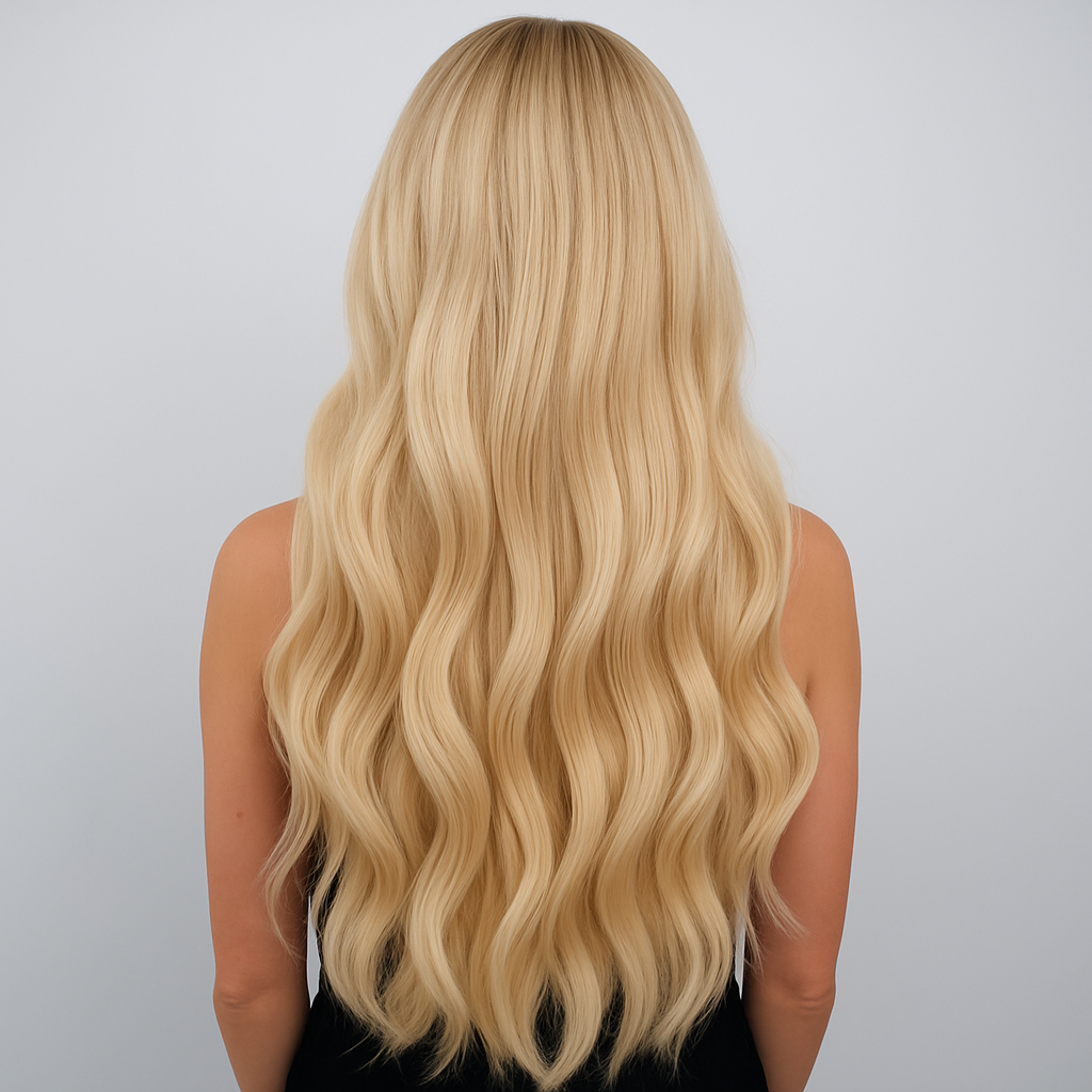 Sophia Long Golden Blonde Waves