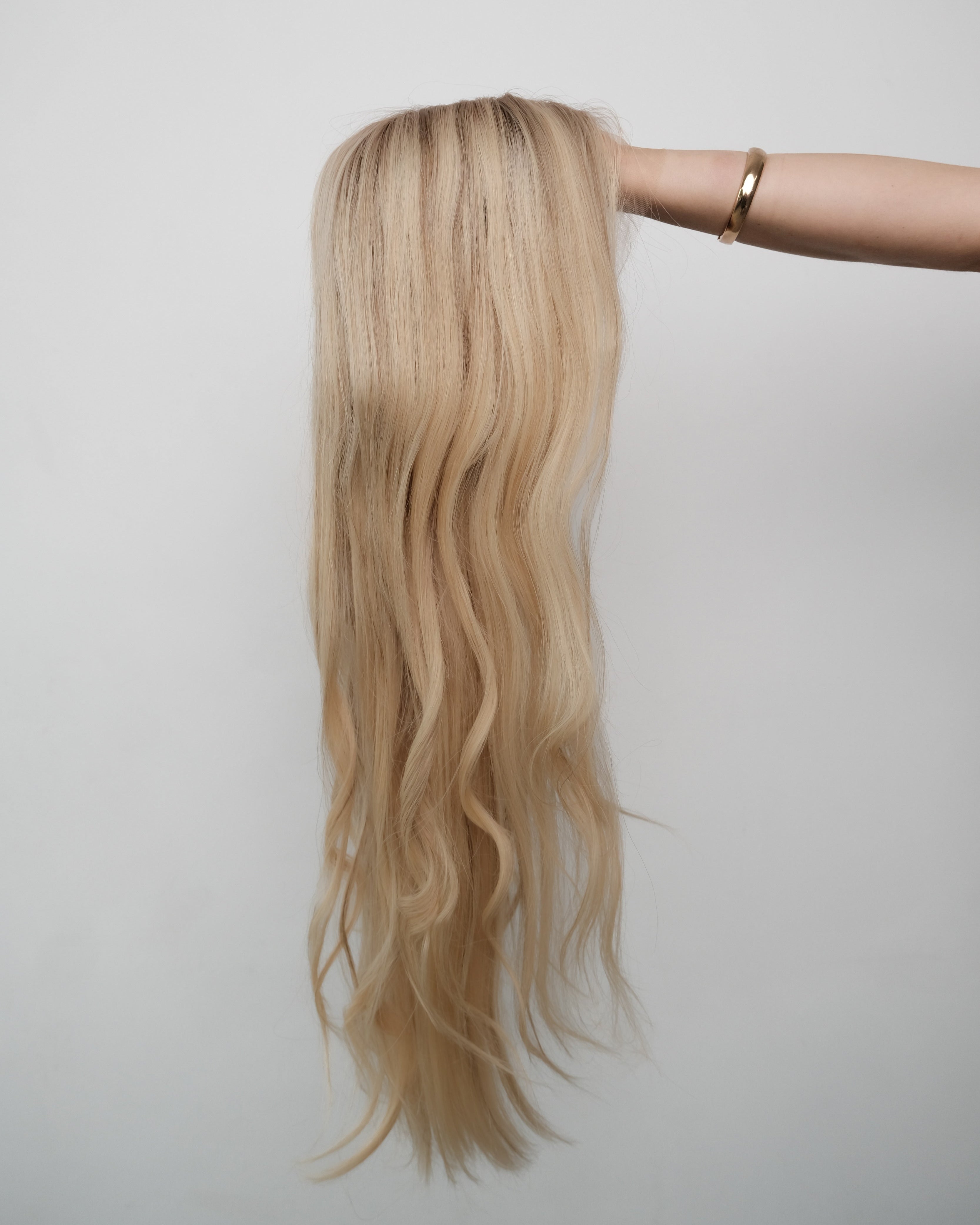 Sophia Long Golden Blonde Waves
