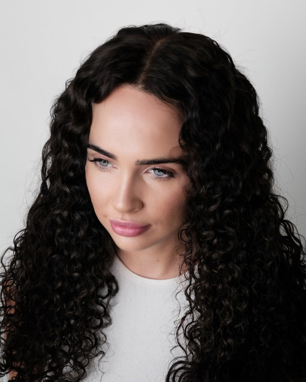 Isabella Long Jet Black Curls