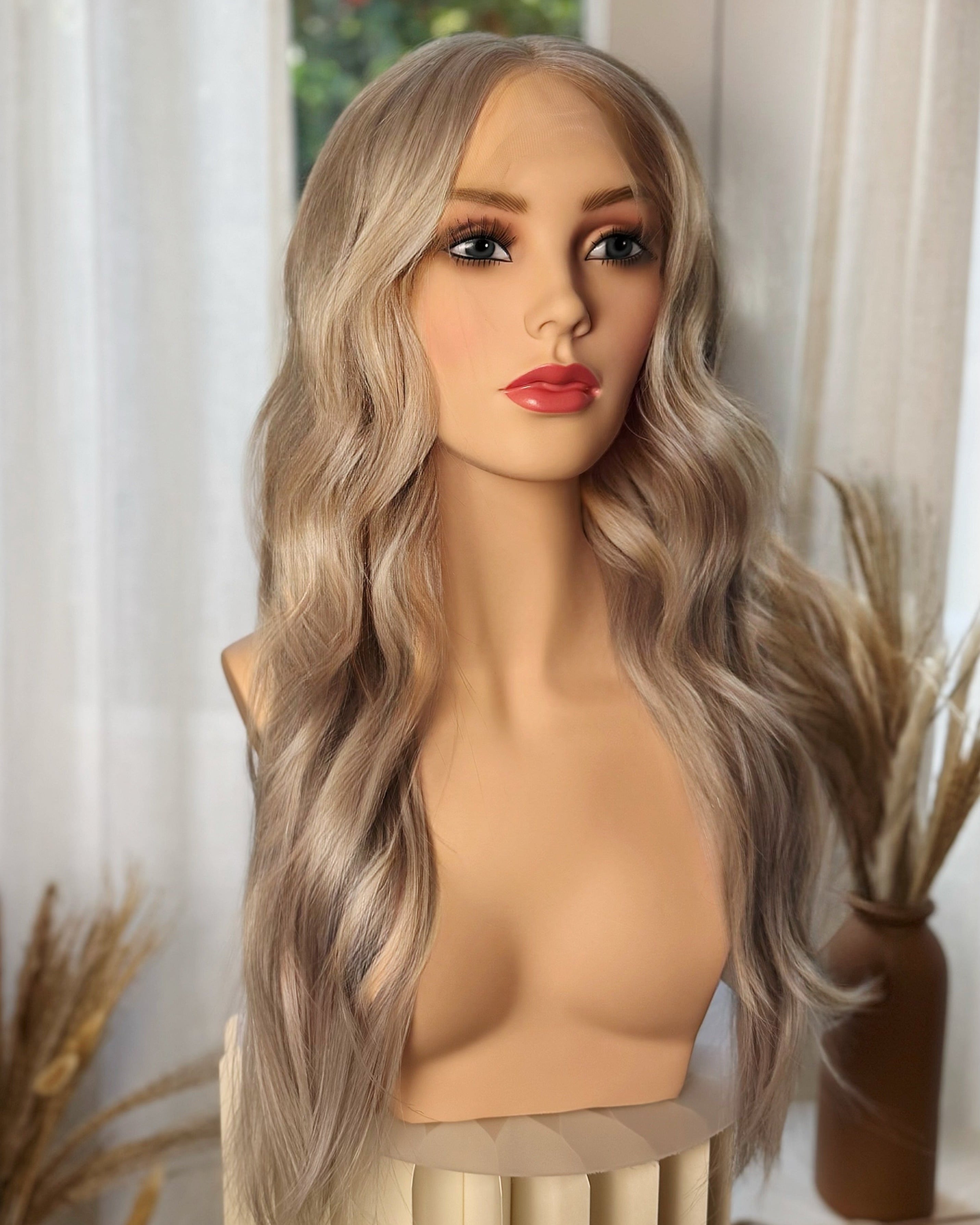 Elowen Long Ash Beige Blonde