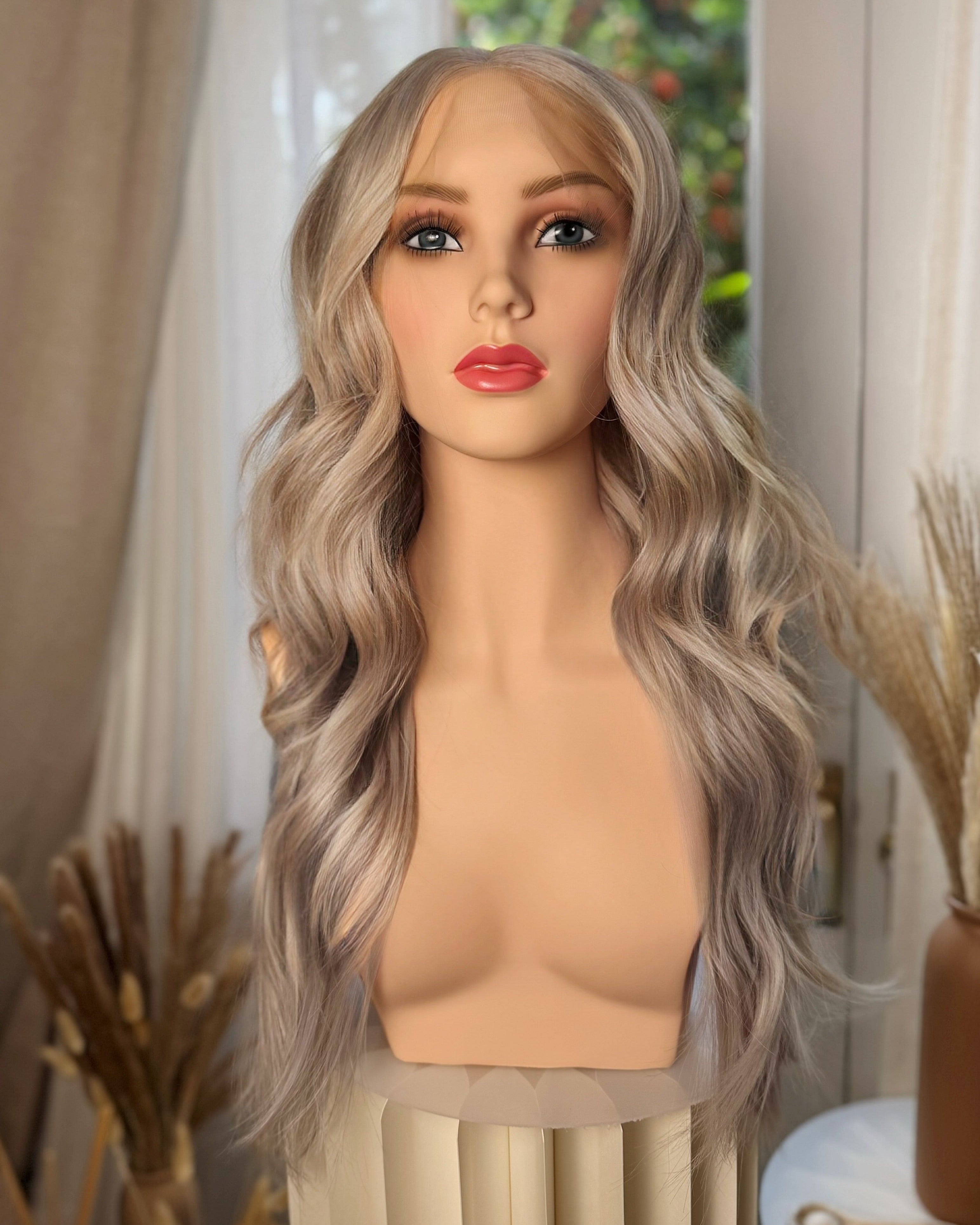 Elowen Long Ash Beige Blonde