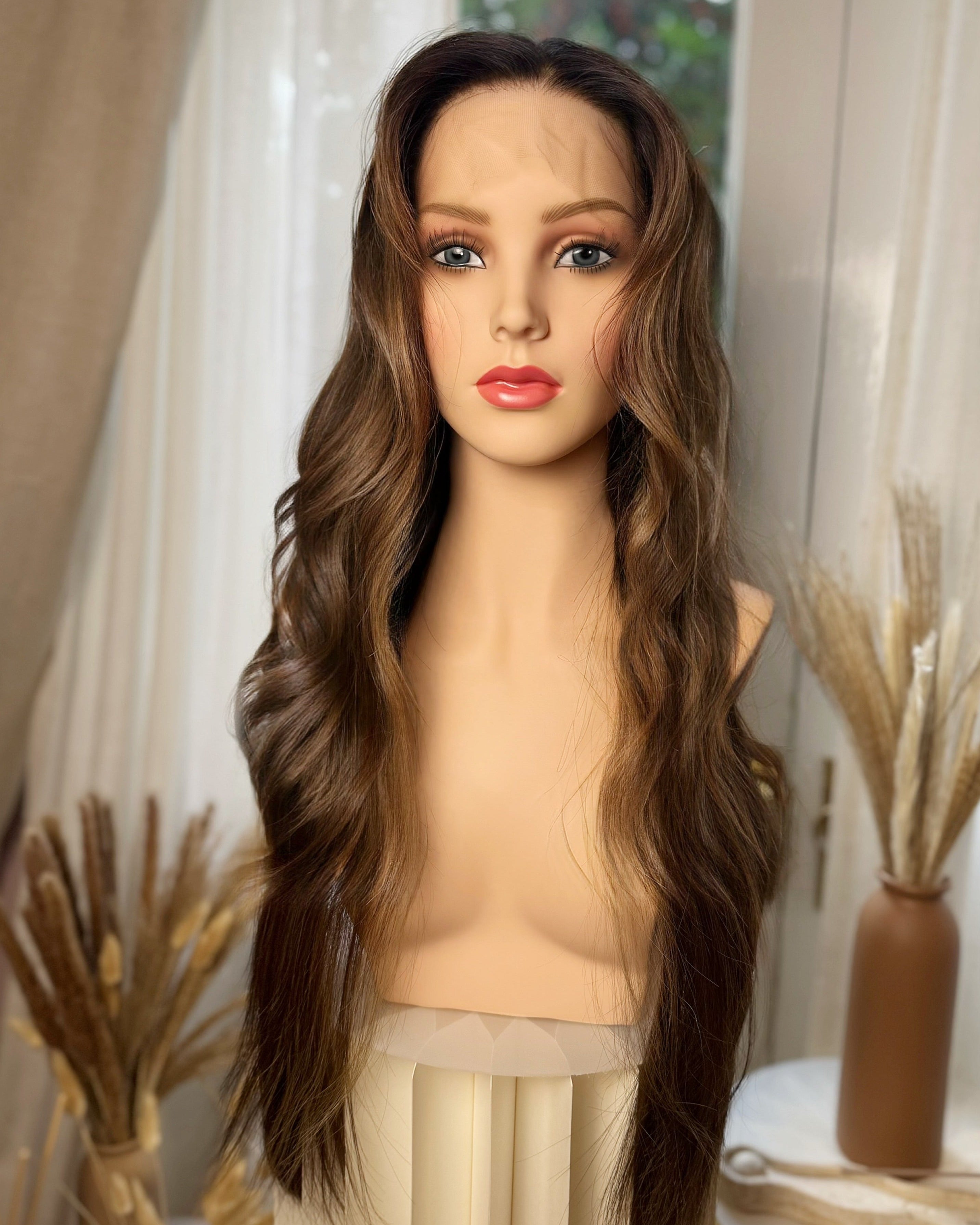Marbella Long Chestnut Brown Waves