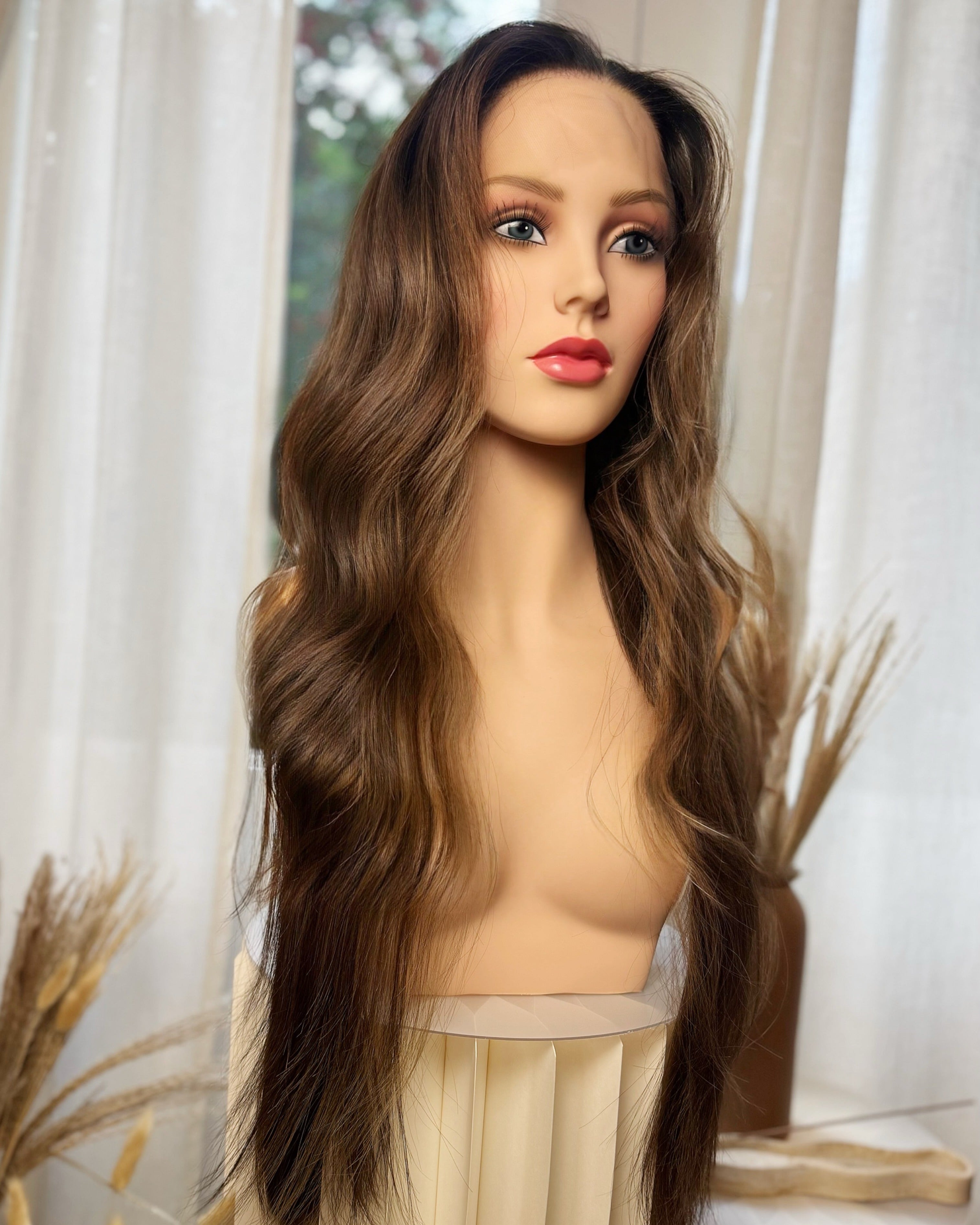 Marbella Long Chestnut Brown Waves
